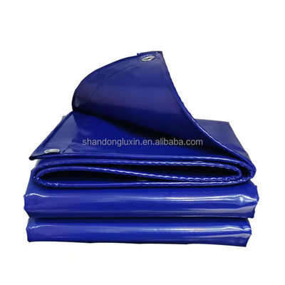 Hojas de lonas de plata azul PE ligeras y resistentes a las lágrimas para protección exterior
