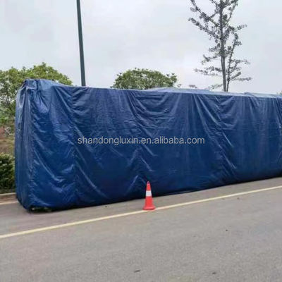 Revestimiento impermeable de camiones y almacenes de HDPE Tejido con laminado de LDPE Tarpaulín de PE