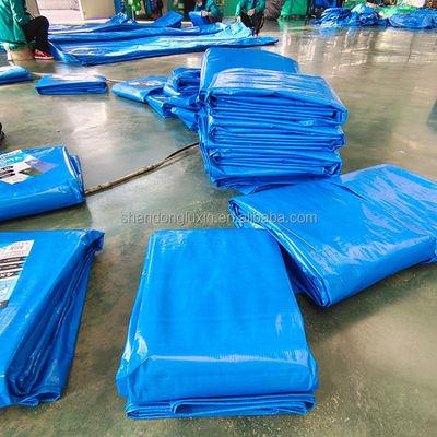 Revestimiento ligero de lonas PE para objetos exteriores impermeable a la lluvia impermeable al polvo impermeable a la humedad